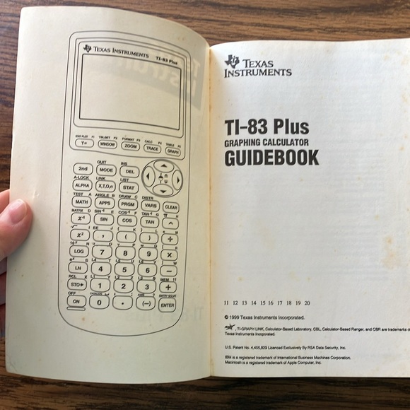 Texas Instruments TI-83 Plus Graphing Calculator Guidebook - Picture 3 of 6